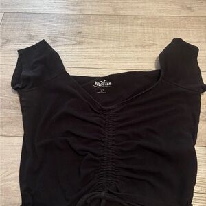 Hollister Black Ruched Women's Top